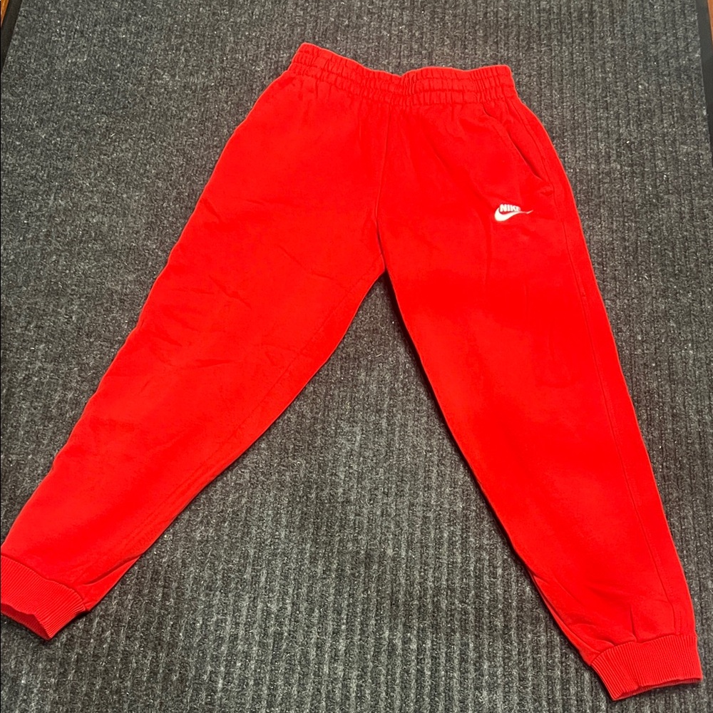 Nike Kids Red Sweatpants size M